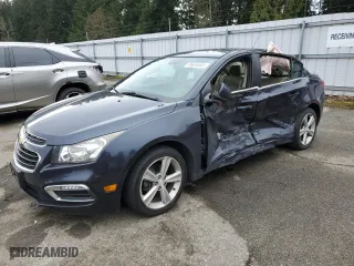 2015 Chevrolet Cruze LT with VIN 1G1PE5SB0F7233249, listed as a Copart auction lot 49684665 with 108,529 mi miles and Salvage Title. Bid and sale history available at carsss.com. Image 1.