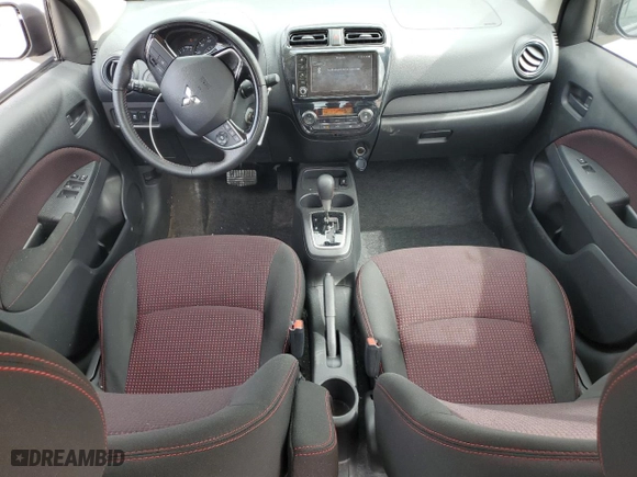 2024 Mitsubishi Mirage G4 ES with VIN ML32FUFJ2RHF12314, listed as a Copart auction lot 52408395 with 10,876 mi miles and Salvage Title. Bid and sale history available at carsss.com. Image 8.