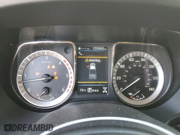 2019 Nissan Titan XD SV with VIN 1N6BA1F4XKN532266, listed as a Copart auction lot 77098244 with 105,965 mi miles and Salvage Title. Bid and sale history available at carsss.com. Image 9.