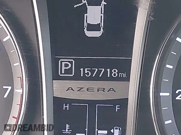 2013 Hyundai Azera с VIN KMHFG4JG8DA245858, выставлен на аукционе IAAI как лот 42657593 с пробегом 157 718 миль миль и . История ставок и продаж доступна на DreamBid. Изображение 15.
