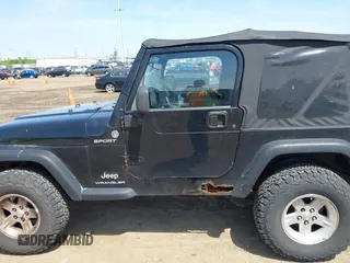 2006 Jeep Wrangler Sport with VIN 1J4FA49S76P718349, listed as a IAAI auction lot 42098356 with 137,804 mi miles and . Bid and sale history available at carsss.com. Image 14.