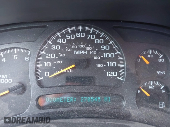 2005 Chevrolet Silverado 1500 Work Truck with VIN 1GCEC14V75Z152255, listed as a IAAI auction lot 42029731 with 270,545 mi miles. Bid and sale history available at carsss.com. Image 7.
