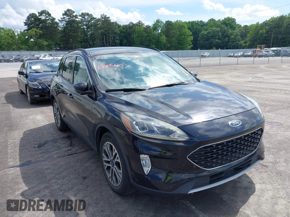 2020 Ford Escape SEL with VIN 1FMCU0H62LUA15103, listed as a IAAI auction lot 42255660 with 51,814 mi miles and . Bid and sale history available at DreamBid. Image 1.