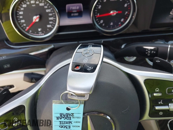 2019 Mercedes-Benz E 300 with VIN WDDZF4JBXKA504054, listed as a IAAI auction lot 42030792 with 81,080 mi miles and . Bid and sale history available at DreamBid. Image 11.