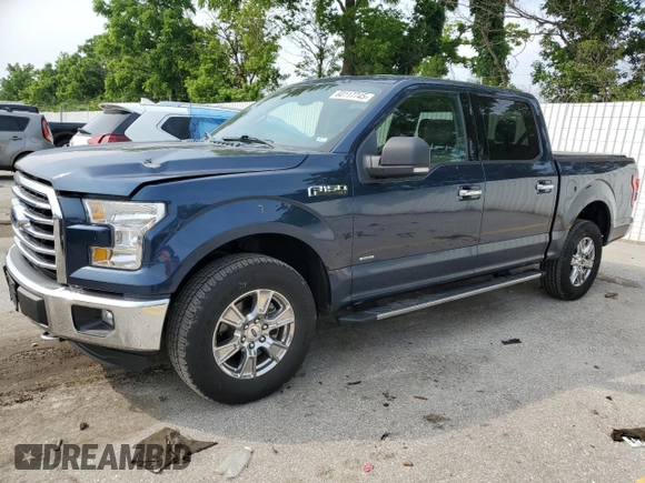 2016 Ford F-150 XLT with VIN 1FTEW1EP6GKF98531, listed as a Copart auction lot 60117745 with 115,517 mi miles and Salvage title. Bid and sale history available at DreamBid. Image 1.