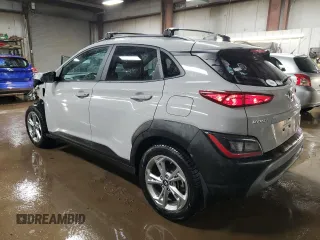 2023 Hyundai Kona SEL with VIN KM8K3CAB5PU946983, listed as a Copart auction lot 52311165 with 27,141 mi miles and Salvage Title. Bid and sale history available at DreamBid. Image 2.