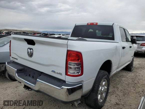 2023 Ram 2500 Big Horn with VIN 3C6UR5DL0PG537618, listed as a Copart auction lot 48222085 with 11,889 mi miles and Salvage Title. Bid and sale history available at carsss.com. Image 3.