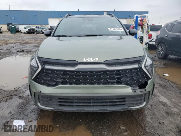 2023 Kia Sportage X-Line with VIN 5XYK6CAF9PG125417, listed as a Copart auction lot 47107505 with 26,470 mi miles and Salvage Title. Bid and sale history available at carsss.com. Image 5.