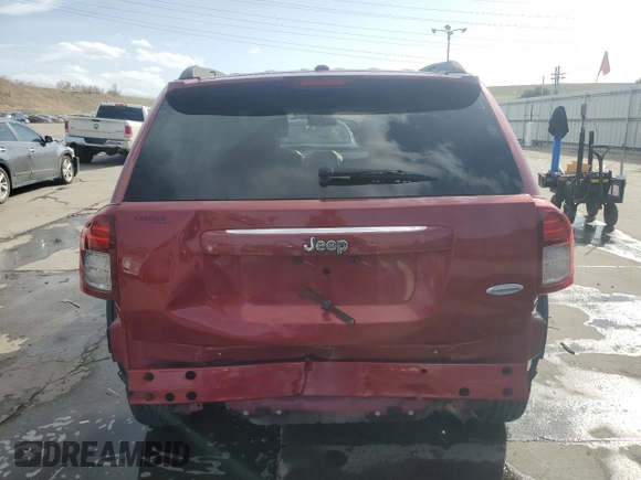 2014 Jeep Compass Latitude with VIN 1C4NJCEA7ED532061, listed as a Copart auction lot 52449655 with 178,320 mi miles and Salvage Title. Bid and sale history available at carsss.com. Image 6.