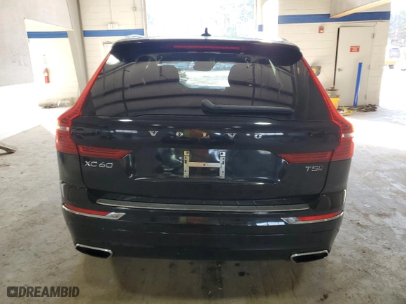 2021 Volvo XC60 Inscription with VIN YV4102RL7M1860861, listed as a Copart auction lot 43259385 with 40,047 mi miles and Salvage Title. Bid and sale history available at carsss.com. Image 6.