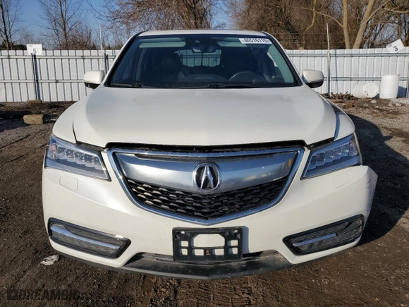 2016 Acura MDX w/Tech with VIN 5FRYD4H4XGB503308, listed as a Copart auction lot 46516115 with 108,068 mi miles and Clean Title. Bid and sale history available at carsss.com. Image 5.