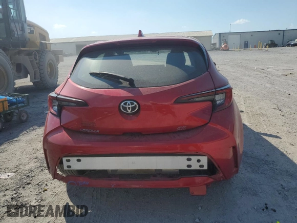 2023 Toyota Corolla Hatchback SE with VIN JTND4MBE7P3202277, listed as a Copart auction lot 58325314 with 12,449 mi miles and Salvage Title. Bid and sale history available at carsss.com. Image 6.