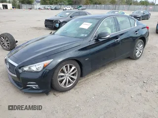 2016 Infiniti Q50 Premium with VIN JN1EV7AR2GM341628, listed as a IAAI auction lot 41898412 with 63,543 mi miles and . Bid and sale history available at DreamBid. Image 19.