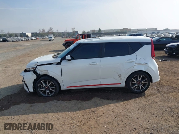 2021 Kia Soul Turbo with VIN KNDJ53AF6M7770551, listed as a IAAI auction lot 41228130 with 44,080 mi miles and . Bid and sale history available at DreamBid. Image 14.
