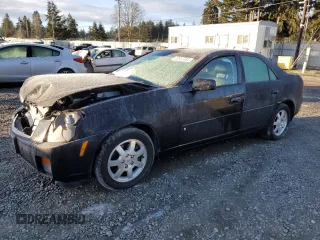 2007 Cadillac CTS with VIN 1G6DM57T170183831, listed as a Copart auction lot 43957385 with 115,362 mi miles and Salvage Title. Bid and sale history available at carsss.com. Image 1.