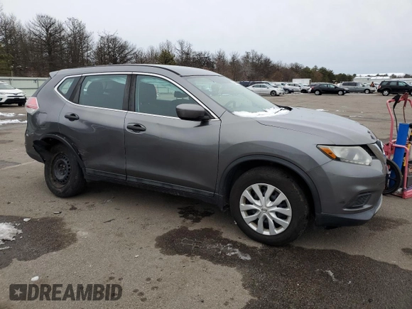 2016 Nissan Rogue S with VIN 5N1AT2MV0GC839888, listed as a Copart auction lot 43929485 with 103,195 mi miles and Salvage Title. Bid and sale history available at DreamBid. Image 4.