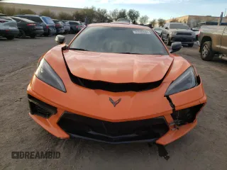 2022 Chevrolet Corvette 1LT with VIN 1G1YA2D48N5107888, listed as a Copart auction lot 81592604 with 33,881 mi miles and Salvage Title. Bid and sale history available at carsss.com. Image 5.