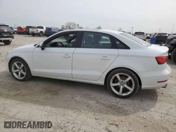 2016 Audi A3 Premium with VIN WAUB8GFF3G1050351, listed as a Copart auction lot 52283705 with Not Provided miles and Salvage Title. Bid and sale history available at DreamBid. Image 2.