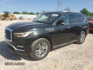 2019 Infiniti QX80 LUXE with VIN JN8AZ2NE9K9226311, listed as a Copart auction lot 53297995 with 225,692 mi miles and Clean Title. Bid and sale history available at carsss.com. Image 1.