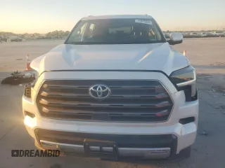 2023 Toyota Sequoia SR5 with VIN 7SVAAAAA9PX001329, listed as a Copart auction lot 75925634 with 0 mi miles and Salvage Title. Bid and sale history available at carsss.com. Image 5.