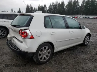 2007 Volkswagen Rabbit with VIN WVWDS71K07W262029, listed as a Copart auction lot 89138715 with 156,200 mi miles and Salvage Title. Bid and sale history available at carsss.com. Image 3.