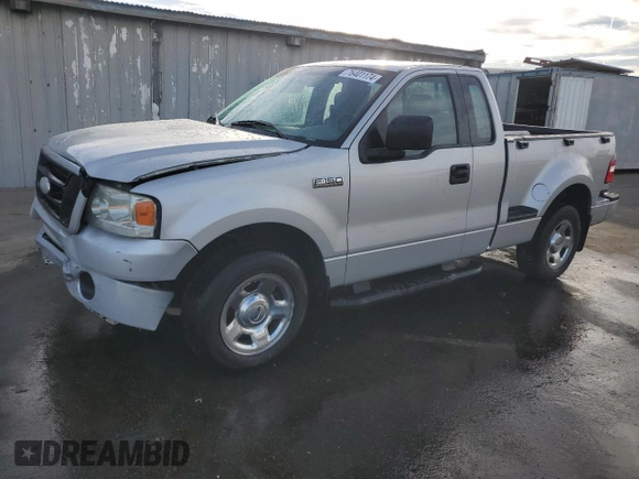 2006 Ford F-150 STX with VIN 1FTRF02W46KA92833, listed as a Copart auction lot 76401174 with 132,603 mi miles and Salvage Title. Bid and sale history available at carsss.com. Image 1.