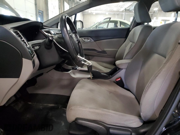 2013 Honda Civic LX z VIN 2HGFB2F52DH301214, wystawiony jako Copart lot #59226855 z przebiegiem 182 989 mil mil oraz Czysty tytuł • Clean title. Historia ofert i sprzedaży dostępna na DreamBid. Obrazek 7.