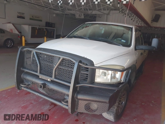 2007 Dodge Ram 2500 SLT with VIN 3D7KS28C57G748610, listed as a IAAI auction lot 41703423 with 1 mi miles. Bid and sale history available at carsss.com. Image 16.