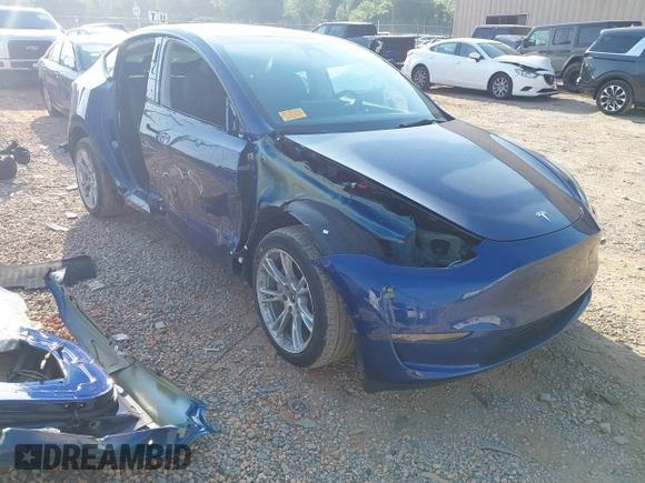 2023 Tesla Model Y Long Range with VIN 7SAYGDEE3PA114256, listed as a IAAI auction lot 42158307 with 19,975 mi miles and . Bid and sale history available at DreamBid. Image 1.