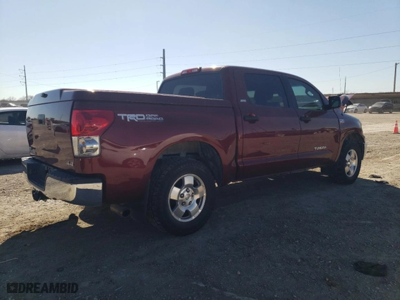 2008 Toyota Tundra 4WD Truck with VIN 5TFDV54158X032660, listed as a Copart auction lot 46291395 with 125,524 mi miles and Salvage Title. Bid and sale history available at carsss.com. Image 3.