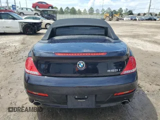 2008 BMW 6 Series 650i with VIN WBAEB53568CX63345, listed as a Copart auction lot 70633554 with 91,046 mi miles and Salvage Title. Bid and sale history available at carsss.com. Image 6.