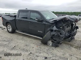 2022 Ram 1500 Big Horn with VIN 1C6SRFFT5NN448240, listed as a Copart auction lot 58556525 with 45,591 mi miles and Salvage title. Bid and sale history available at DreamBid. Image 4.