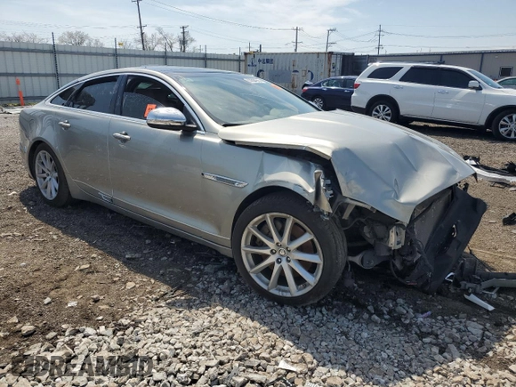 2013 Jaguar XJ with VIN SAJWA1C75D8V50969, listed as a Copart auction lot 53834985 with Not Provided miles and Salvage Title. Bid and sale history available at DreamBid. Image 4.