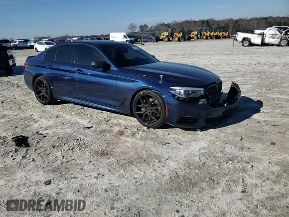 2020 BMW 5 Series 540i with VIN WBAJS1C08LCD15180, listed as a Copart auction lot 85655344 with 82,009 mi miles and Salvage title. Bid and sale history available at DreamBid. Image 11.