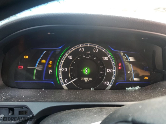 2014 Honda Accord Hybrid with VIN 1HGCR6F37EA001740, listed as a Copart auction lot 79251484 with 212,879 mi miles and Salvage Title. Bid and sale history available at carsss.com. Image 9.
