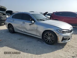 2020 BMW 3 Series 330i xDrive with VIN WBA5R7C05LFH71703, listed as a Copart auction lot 44063915 with Not Provided miles and Salvage Title. Bid and sale history available at DreamBid. Image 4.