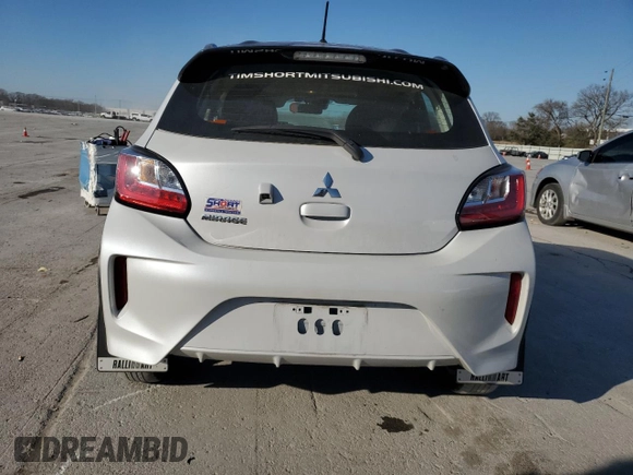 2023 Mitsubishi Mirage Black Edition с VIN ML32AWHJ6PH004865, выставлен на аукционе Copart как лот 48791185 с пробегом 11 931 миль миль и Списание • Salvage title. История ставок и продаж доступна на DreamBid. Изображение 6.