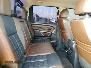 2017 Nissan Titan Platinum Reserve with VIN 1N6BA1F43HN568650, listed as a Copart auction lot 59593525 with 126,193 mi miles and Salvage title. Bid and sale history available at DreamBid. Image 10.