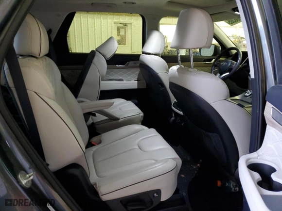 2022 Hyundai Palisade Calligraphy with VIN KM8R74HE6NU406645, listed as a Copart auction lot 44966305 with 47,795 mi miles and Salvage Title. Bid and sale history available at carsss.com. Image 11.