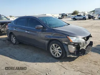 2015 Nissan Sentra S with VIN 3N1AB7AP1FY367574, listed as a Copart auction lot 75416544 with 153,279 mi miles and Salvage Title. Bid and sale history available at carsss.com. Image 4.