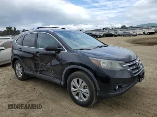 2013 Honda CR-V EX-L with VIN 2HKRM4H75DH615737, listed as a Copart auction lot 50718155 with 140,877 mi miles and Salvage Title. Bid and sale history available at carsss.com. Image 4.