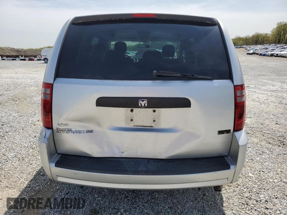 2008 Dodge Grand Caravan SE with VIN 1D8HN44H58B153583, listed as a Copart auction lot 51406255 with 205,456 mi miles and Salvage Title. Bid and sale history available at DreamBid. Image 6.