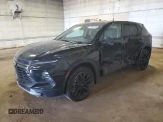 2024 Chevrolet Blazer LT with VIN 3GNKBCR4XRS133596, listed as a Copart auction lot 57201145 with Not provided miles and Salvage title. Bid and sale history available at DreamBid. Image 1.