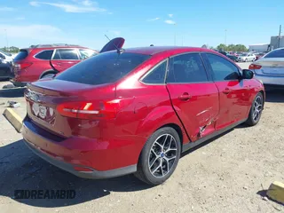 2017 Ford Focus SEL with VIN 1FADP3H26HL337731, listed as a IAAI auction lot 41801917 with 213,466 mi miles. Bid and sale history available at carsss.com. Image 4.