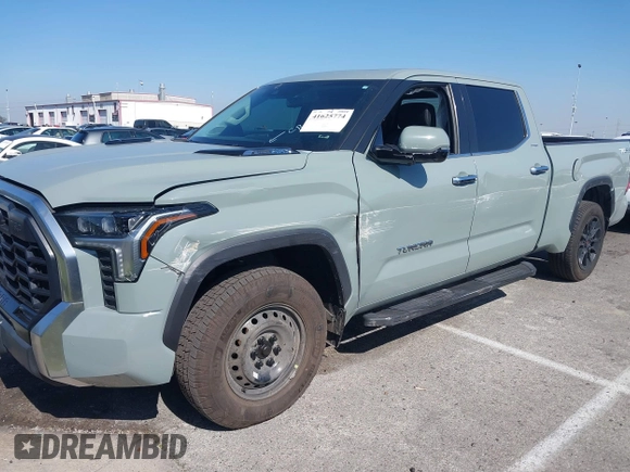 2022 Toyota Tundra Limited Hybrid with VIN 5TFJC5EC9NX001528, listed as a IAAI auction lot 41625774 with 57,475 mi miles and . Bid and sale history available at DreamBid. Image 17.