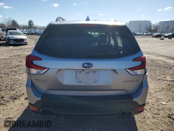 2020 Subaru Forester Premium with VIN JF2SKAJC7LH605724, listed as a Copart auction lot 49943995 with 36,495 mi miles and Salvage Title. Bid and sale history available at carsss.com. Image 6.