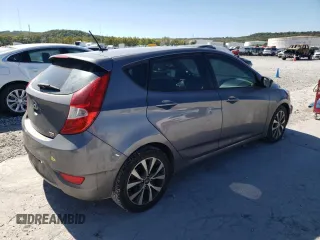 2015 Hyundai Accent Sport with VIN KMHCU5AE3FU233053, listed as a Copart auction lot 55346784 with 159,853 mi miles and Salvage Title. Bid and sale history available at carsss.com. Image 3.