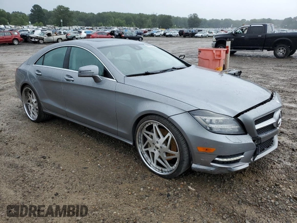 2014 Mercedes-Benz CLS-Class CLS 550 with VIN WDDLJ7DB6EA119399, listed as a Copart auction lot 60946564 with 115,847 mi miles and Salvage Title. Bid and sale history available at carsss.com. Image 4.