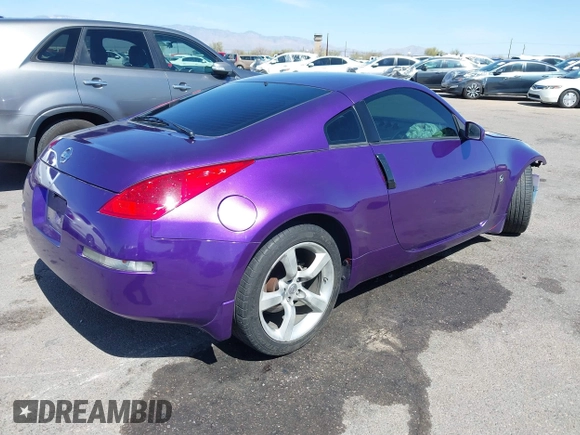 2006 Nissan 350Z Grand Touring with VIN JN1AZ34DX6M306717, listed as a IAAI auction lot 41762710 with 116,677 mi miles and . Bid and sale history available at DreamBid. Image 4.