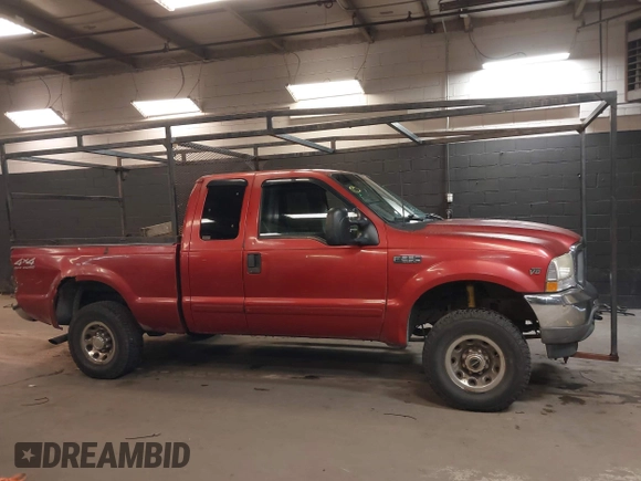 2002 Ford Super Duty F-250 XL with VIN 1FTNX21L82EA87027, listed as a IAAI auction lot 41893004 with 214,580 mi miles. Bid and sale history available at carsss.com. Image 13.